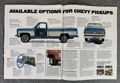 1977 Chevrolet Pickup Brochure C10, C20, C30, K10/20/30, Fleetside, Stepside - Image 10