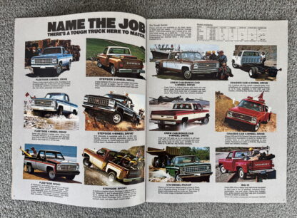 1980 Chevrolet Pickup Brochure C10, C20, C30, K10/20/30, Fleetside, Stepside - Image 3