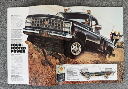 1980 Chevrolet Pickup Brochure C10, C20, C30, K10/20/30, Fleetside, Stepside - Image 4