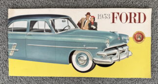 1953 Ford Full Range Brochure Crestline, Customline, Mainline, Wagons