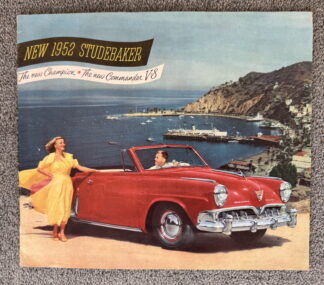 1952 Studebaker Range Brochure Commander Champion Landcruiser