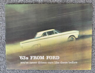 1963 Ford Range Brochure Falcon, Fairlane, Galaxie, Wagons