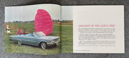 1963 Ford Range Brochure Falcon, Fairlane, Galaxie, Wagons - Image 2