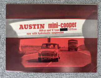 1967 Austin Mini Cooper, Cooper S Brochure
