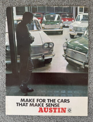 1968 Austin Range Brochure Mini, Cooper, A60, 1100, 1300, 1800, 3 litre