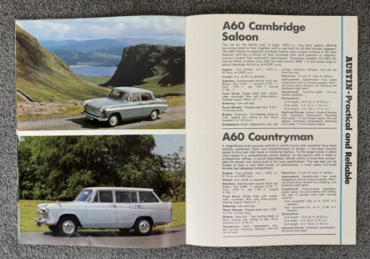1968 Austin Range Brochure Mini, Cooper, A60, 1100, 1300, 1800, 3 litre - Image 5