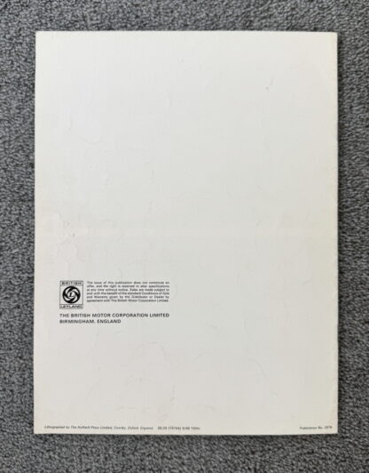 1968 Austin Range Brochure Mini, Cooper, A60, 1100, 1300, 1800, 3 litre - Image 7
