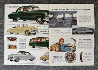 1951 Chevrolet Range Bel Air, Styleline, Fleetline Brochure - Image 3