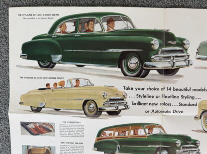 1951 Chevrolet Range Bel Air, Styleline, Fleetline Brochure - Image 5