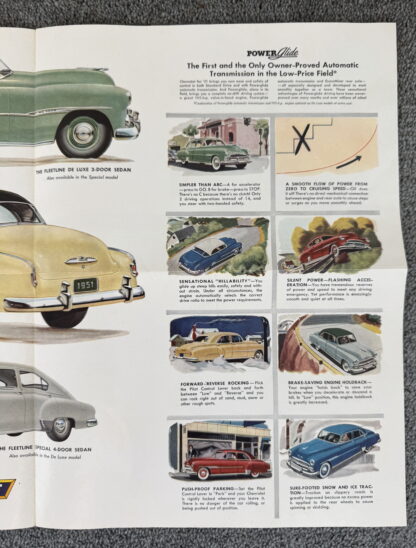 1951 Chevrolet Range Bel Air, Styleline, Fleetline Brochure - Image 8
