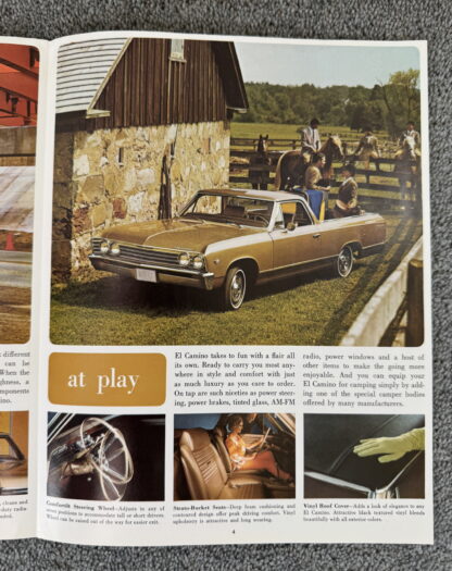 1967 Chevrolet El Camino Brochure - Image 5