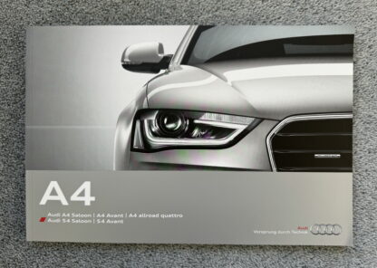 2015 Audi A4, S4, Avant, Allroad Brochure
