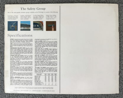 1959 Dodge Coronet, Lancer, Custom Range Brochure - Image 8