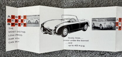 1959 Austin Healey "Frogeye" Sprite Brochure - Image 2
