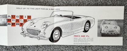 1959 Austin Healey "Frogeye" Sprite Brochure - Image 3