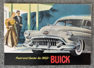 1952 Buick Special, Super Series 50, Roadmaster Series 70 Range Brochure