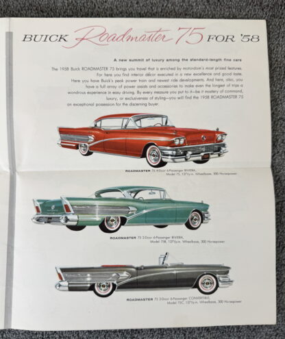 1958 Buick Roadmaster, Super, Special, Century, Limited, Riviera Brochure - Image 8
