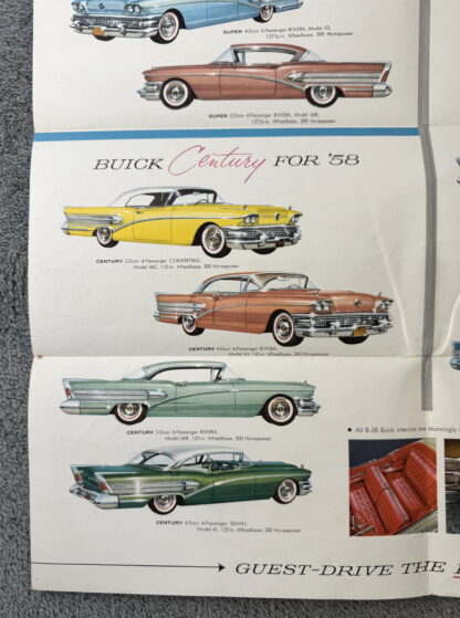 1958 Buick Roadmaster, Super, Special, Century, Limited, Riviera Brochure - Image 12