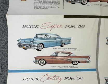 1958 Buick Roadmaster, Super, Special, Century, Limited, Riviera Brochure - Image 13