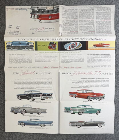1958 Buick Roadmaster, Super, Special, Century, Limited, Riviera Brochure - Image 3