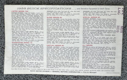 1958 Buick Roadmaster, Super, Special, Century, Limited, Riviera Brochure - Image 15