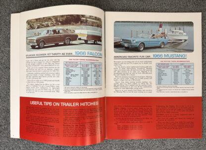 1966 Ford Recreation Brochure Mustang Falcon Fairlane Pickups Wagons Vans - Image 4