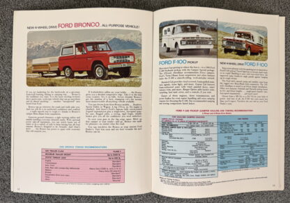 1966 Ford Recreation Brochure Mustang Falcon Fairlane Pickups Wagons Vans - Image 7