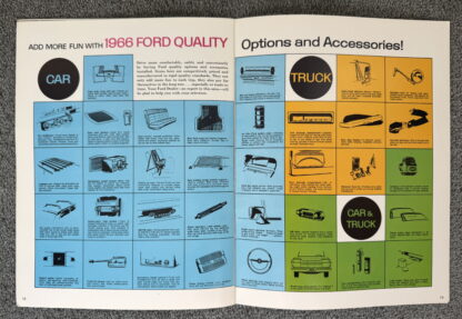 1966 Ford Recreation Brochure Mustang Falcon Fairlane Pickups Wagons Vans - Image 10
