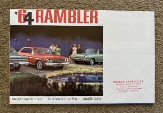 1964 Rambler Range Brochure Classic, Ambassador, American