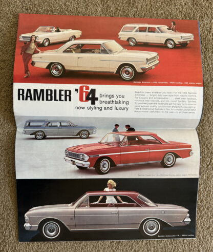 1964 Rambler Range Brochure Classic, Ambassador, American - Image 2