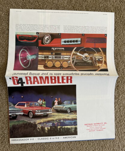 1964 Rambler Range Brochure Classic, Ambassador, American - Image 3