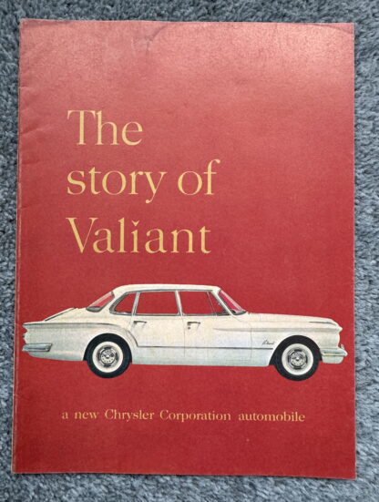 1960 Chrysler Valiant V-100, V-200 Story Brochure