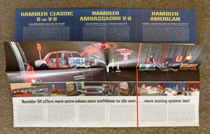 1964 Rambler Range Brochure Classic, Ambassador, American - Image 4