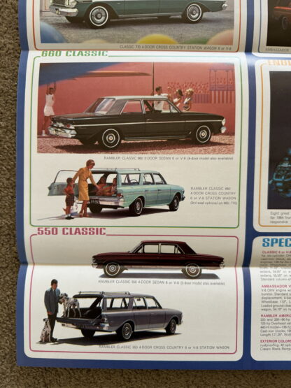 1964 Rambler Range Brochure Classic, Ambassador, American - Image 10