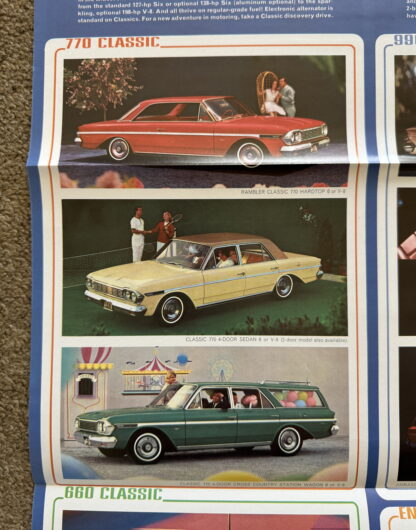 1964 Rambler Range Brochure Classic, Ambassador, American - Image 11
