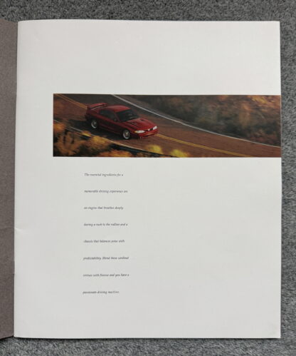 1996 Ford Mustang SVT Cobra Brochure - Image 2