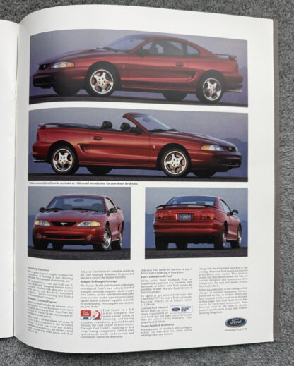 1996 Ford Mustang SVT Cobra Brochure - Image 13