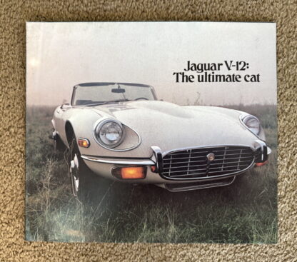 1971 Jaguar Series 3 V12 E Type Brochure