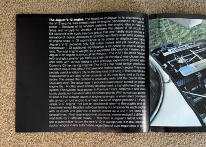 1971 Jaguar Series 3 V12 E Type Brochure - Image 2