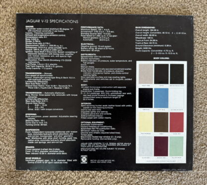 1971 Jaguar Series 3 V12 E Type Brochure - Image 10