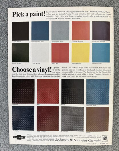 1968 Chevrolet Corvette Brochure - Image 7