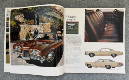 1971 Pontiac Range Brochure Firebird Trans Am, GTO, Bonneville, Catalina, T-37 - Image 4