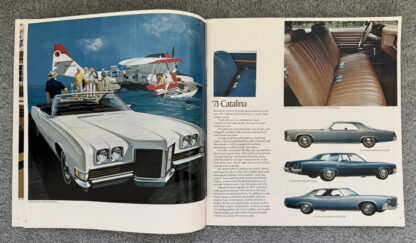 1971 Pontiac Range Brochure Firebird Trans Am, GTO, Bonneville, Catalina, T-37 - Image 5