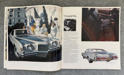 1971 Pontiac Range Brochure Firebird Trans Am, GTO, Bonneville, Catalina, T-37 - Image 6