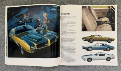 1971 Pontiac Range Brochure Firebird Trans Am, GTO, Bonneville, Catalina, T-37 - Image 7