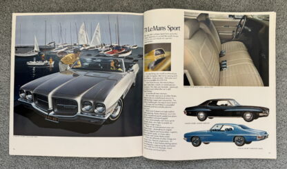 1971 Pontiac Range Brochure Firebird Trans Am, GTO, Bonneville, Catalina, T-37 - Image 9