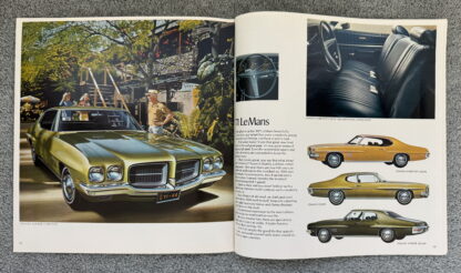 1971 Pontiac Range Brochure Firebird Trans Am, GTO, Bonneville, Catalina, T-37 - Image 10