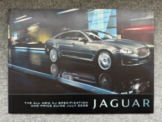 2009 Jaguar XJ8 X351 Price List Brochure