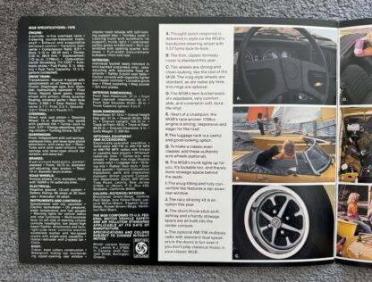 1978 MG MGB Brochure - Image 5