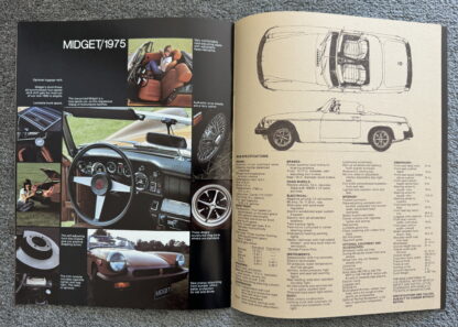 1975 MG MGB, Midget Brochure - Image 7